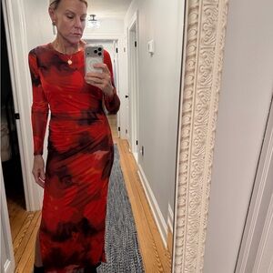 Sexy & Elegant Red and Black Women's Dress